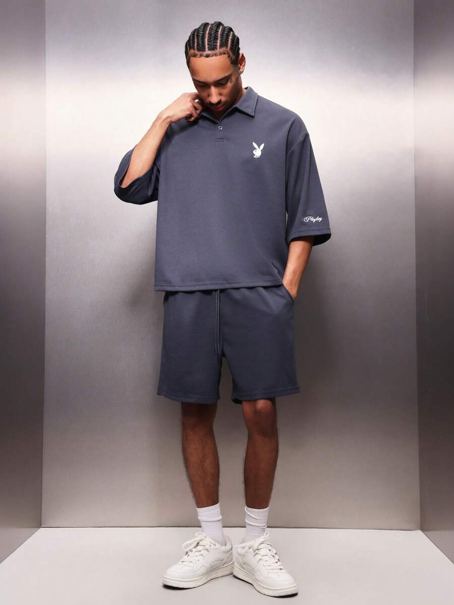 Conjunto Pavtros Studios Minimalist Bunny Polo e Shorts Set - foto 1