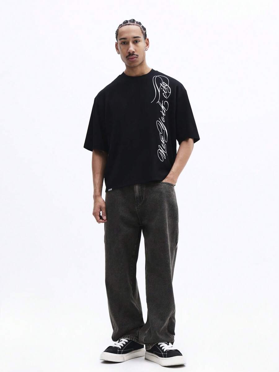 Camiseta Pavtros New York City Calligraphy - foto 5