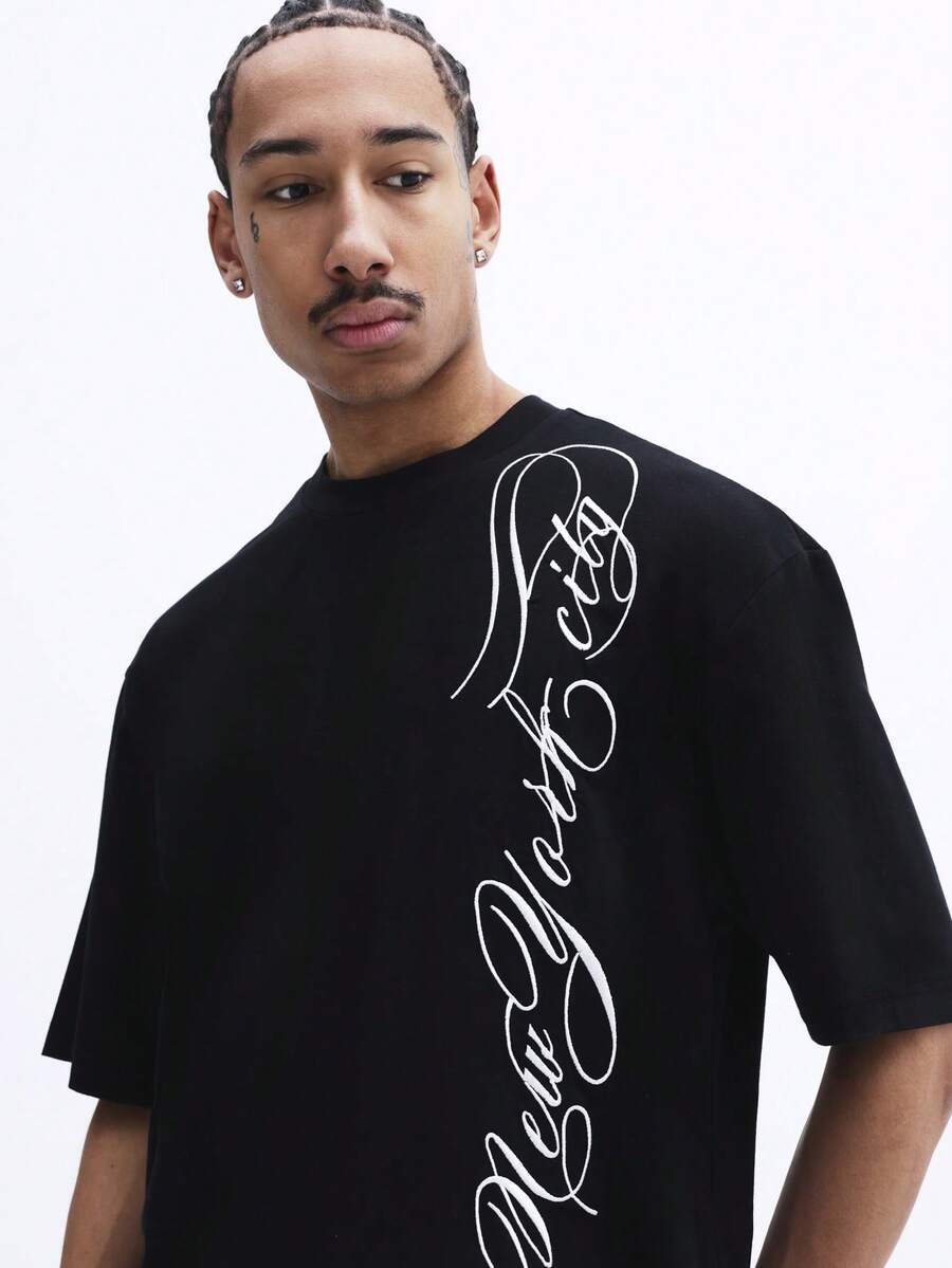 Camiseta Pavtros New York City Calligraphy - foto 4