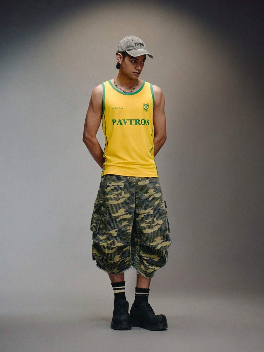 Regata Pavtros Studios Brasil Retro Jersey Vest — Foto 4
