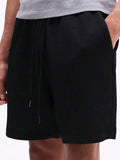 SUMWON Shorts Esportivos Essenciais de Entreperna Caída, Caimento Solto, Confortáveis, Shorts de Moletom Casuais, Roupas Esportivas, Desempenho, Básico, Valor, Verão Diário