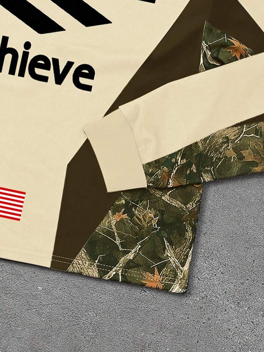 Moletom Pavtros Camuflado Colorblock