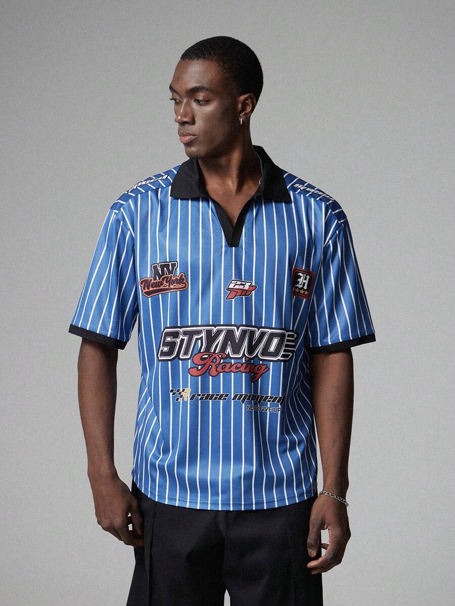 Camisa Polo Pavtros Studios Racing Football Jersey — Foto 5