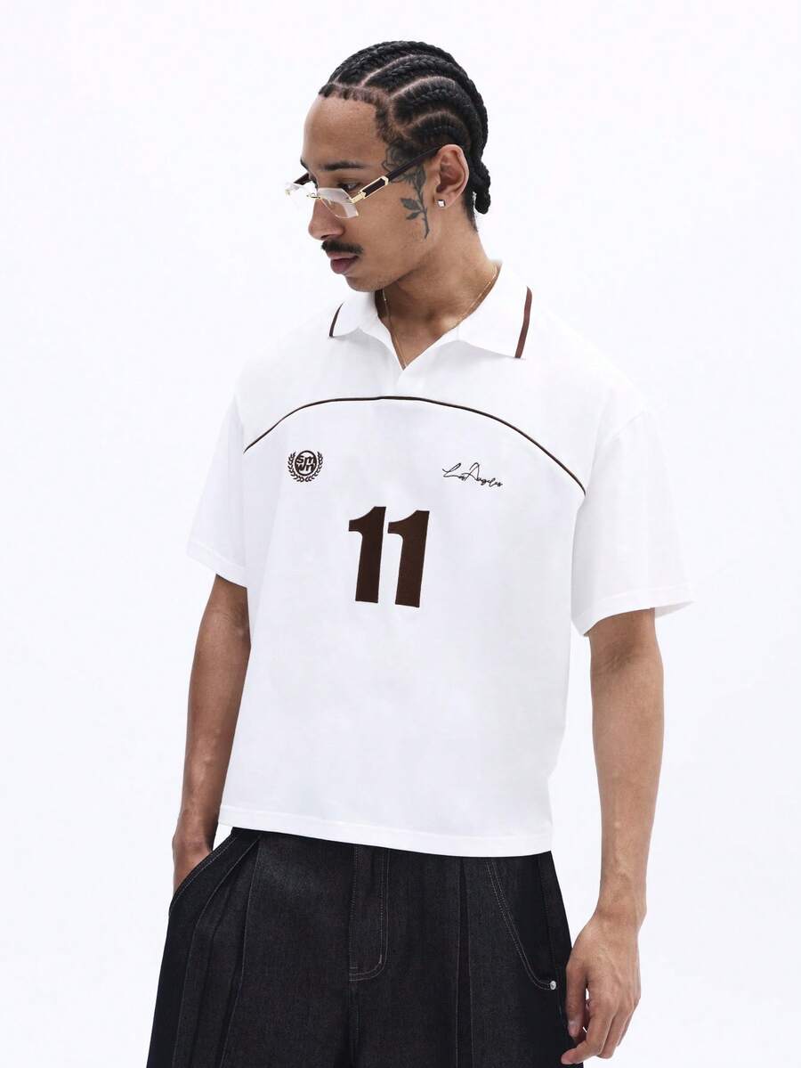 Camisa Polo Pavtros Studios Los Angeles 11 Football Jersey — Foto 4