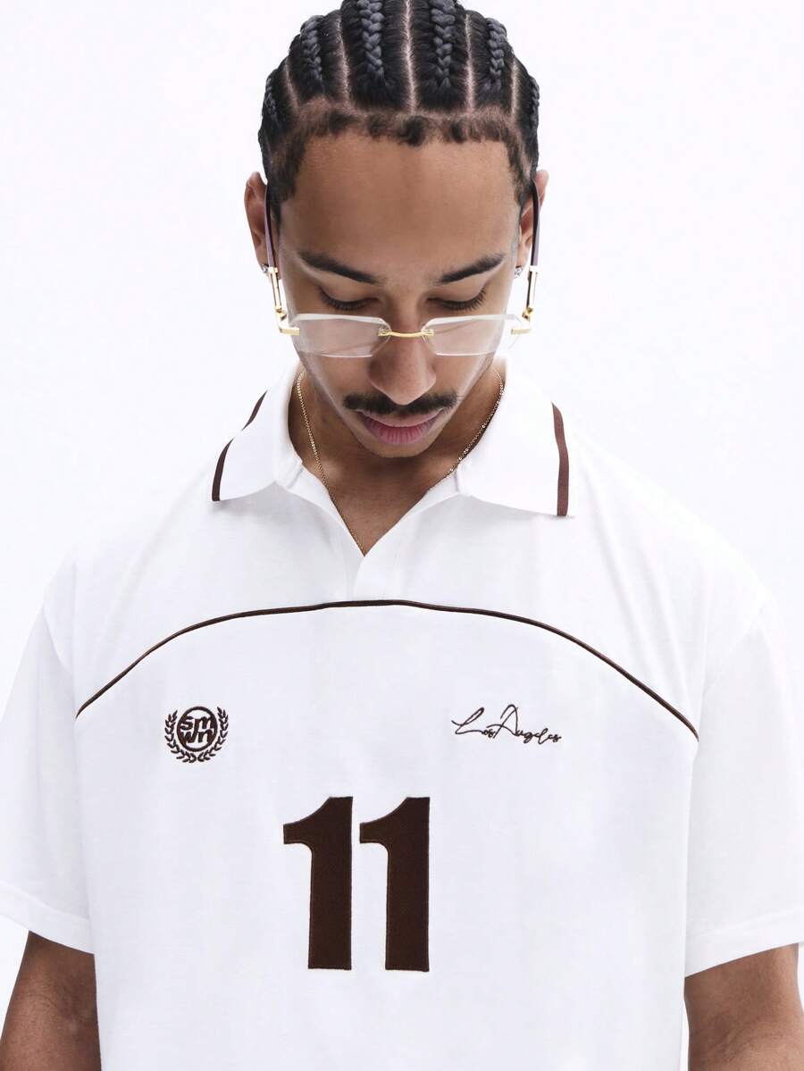 Camisa Polo Pavtros Studios Los Angeles 11 Football Jersey — Foto 6