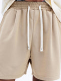 SUMWON Shorts Esportivos Essenciais de Entreperna Caída, Caimento Solto, Confortáveis, Shorts de Moletom Casuais, Roupas Esportivas, Desempenho, Básico, Valor, Verão Diário