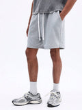 SUMWON Shorts Esportivos Essenciais de Entreperna Caída, Caimento Solto, Confortáveis, Shorts de Moletom Casuais, Roupas Esportivas, Desempenho, Básico, Valor, Verão Diário