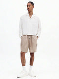 SUMWON Shorts Esportivos Essenciais de Entreperna Caída, Caimento Solto, Confortáveis, Shorts de Moletom Casuais, Roupas Esportivas, Desempenho, Básico, Valor, Verão Diário