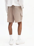 SUMWON Shorts Esportivos Essenciais de Entreperna Caída, Caimento Solto, Confortáveis, Shorts de Moletom Casuais, Roupas Esportivas, Desempenho, Básico, Valor, Verão Diário