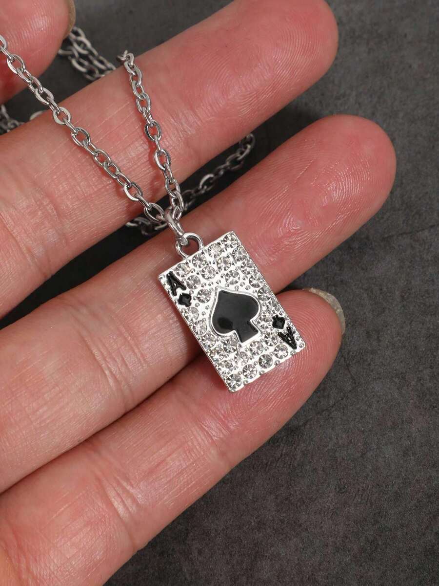 Colar Crucifixo Strass