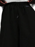 SUMWON Calça de Moletom Casual Masculina de Perna Larga e Relaxada com Cordão na Cintura, Streetwear para Lazer