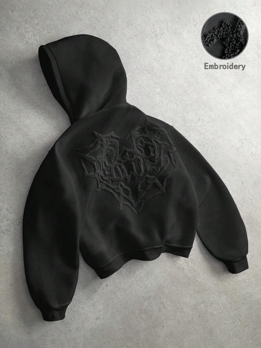 Moletom Pavtros Oversized Grafite Preto