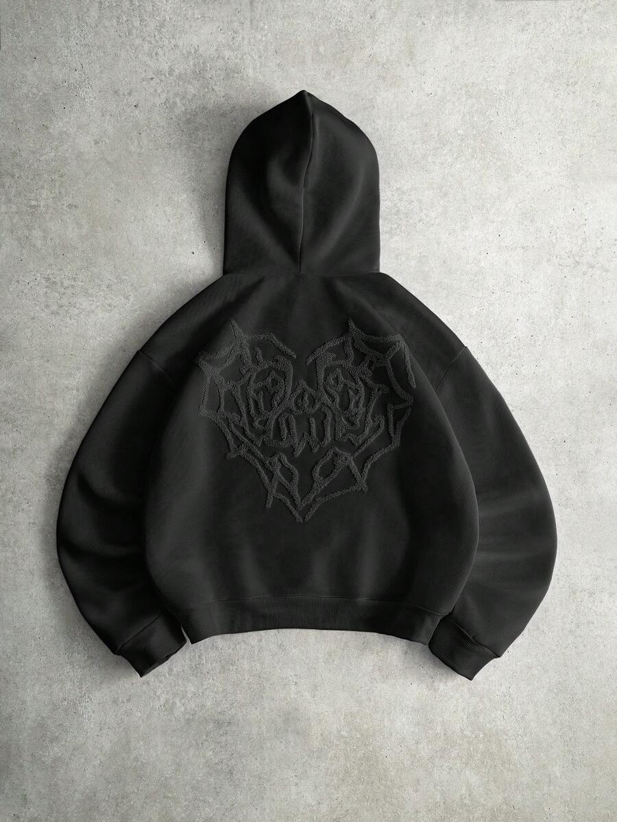 Moletom Pavtros Oversized Grafite Preto