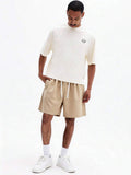 SUMWON Shorts Esportivos Essenciais de Entreperna Caída, Caimento Solto, Confortáveis, Shorts de Moletom Casuais, Roupas Esportivas, Desempenho, Básico, Valor, Verão Diário