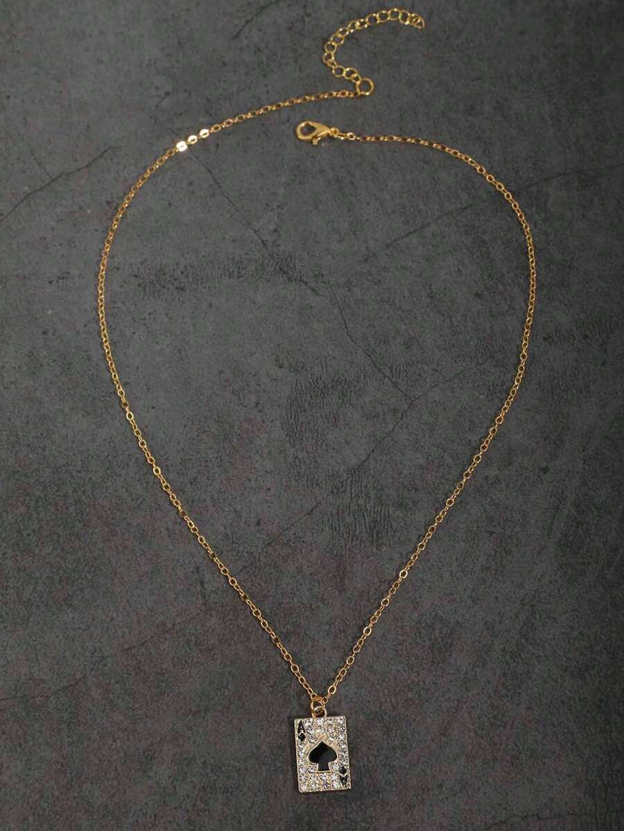 Colar Crucifixo Strass