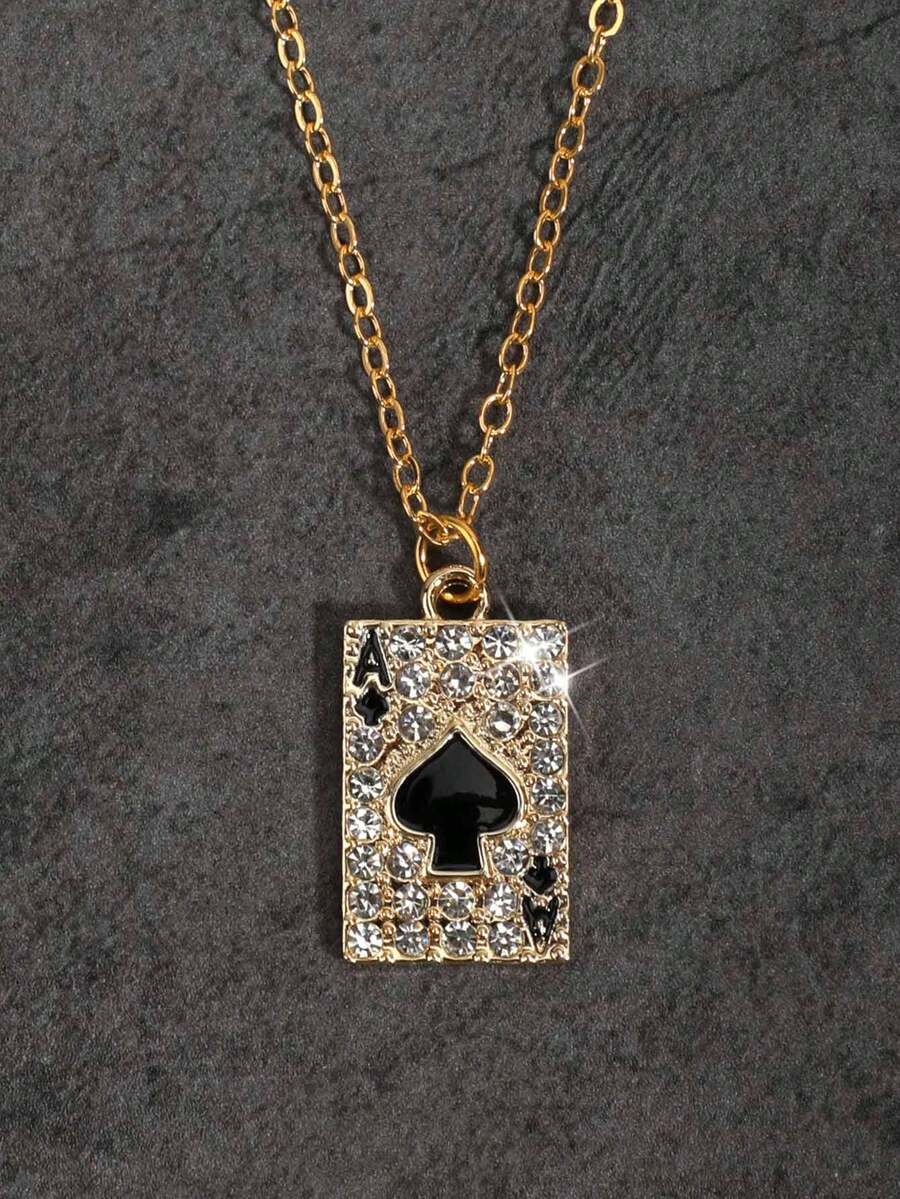 Colar Crucifixo Strass