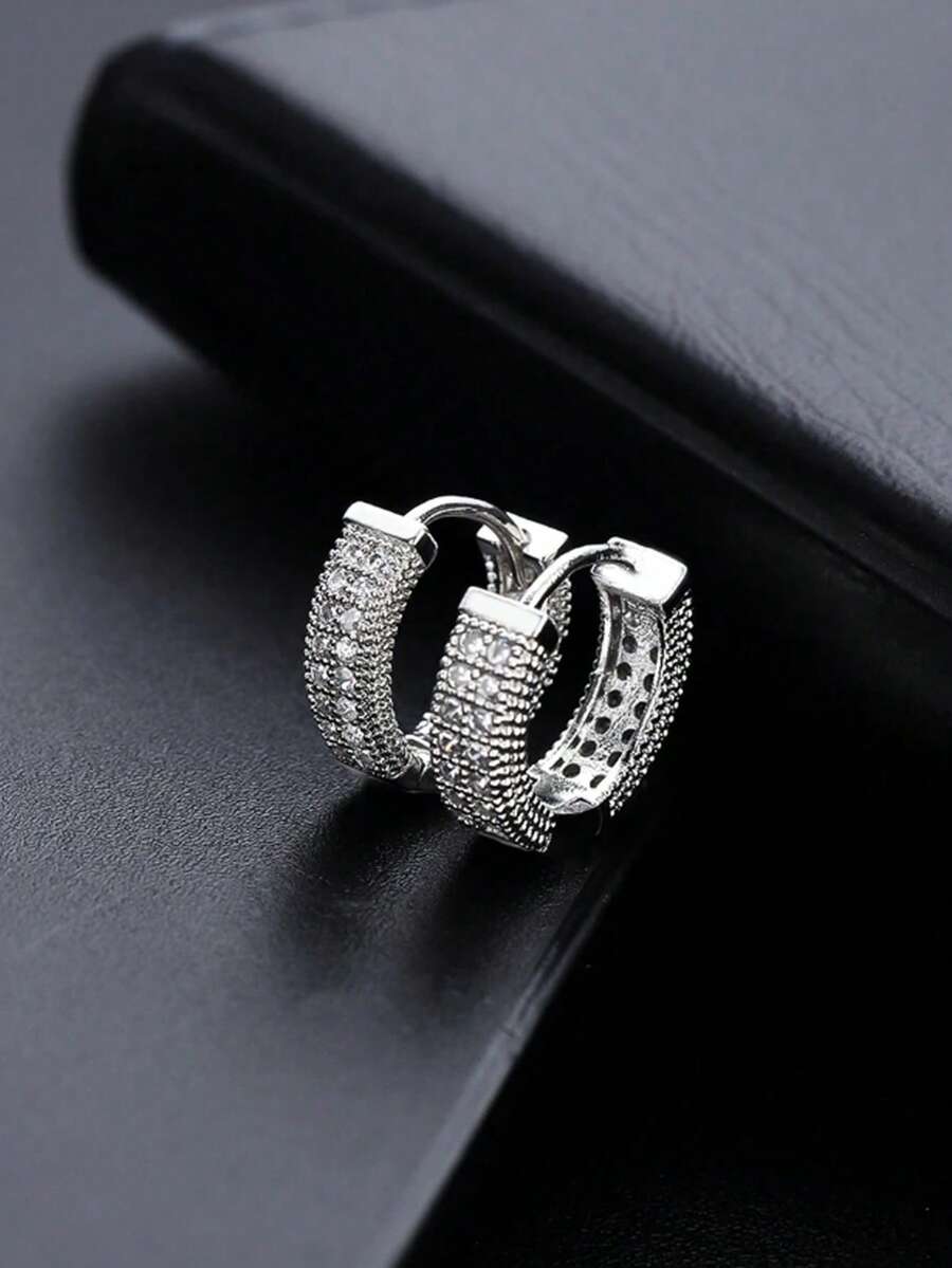 Brincos Strass Minimalista