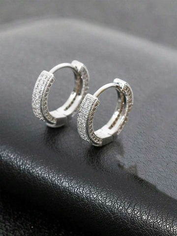 Brincos Strass Minimalista