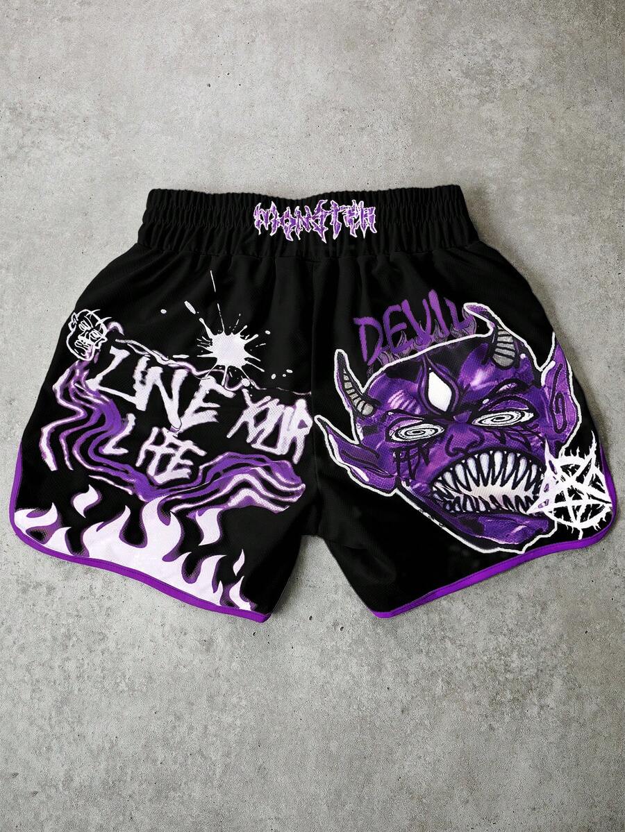 Shorts Pavtros Grafite Crânio