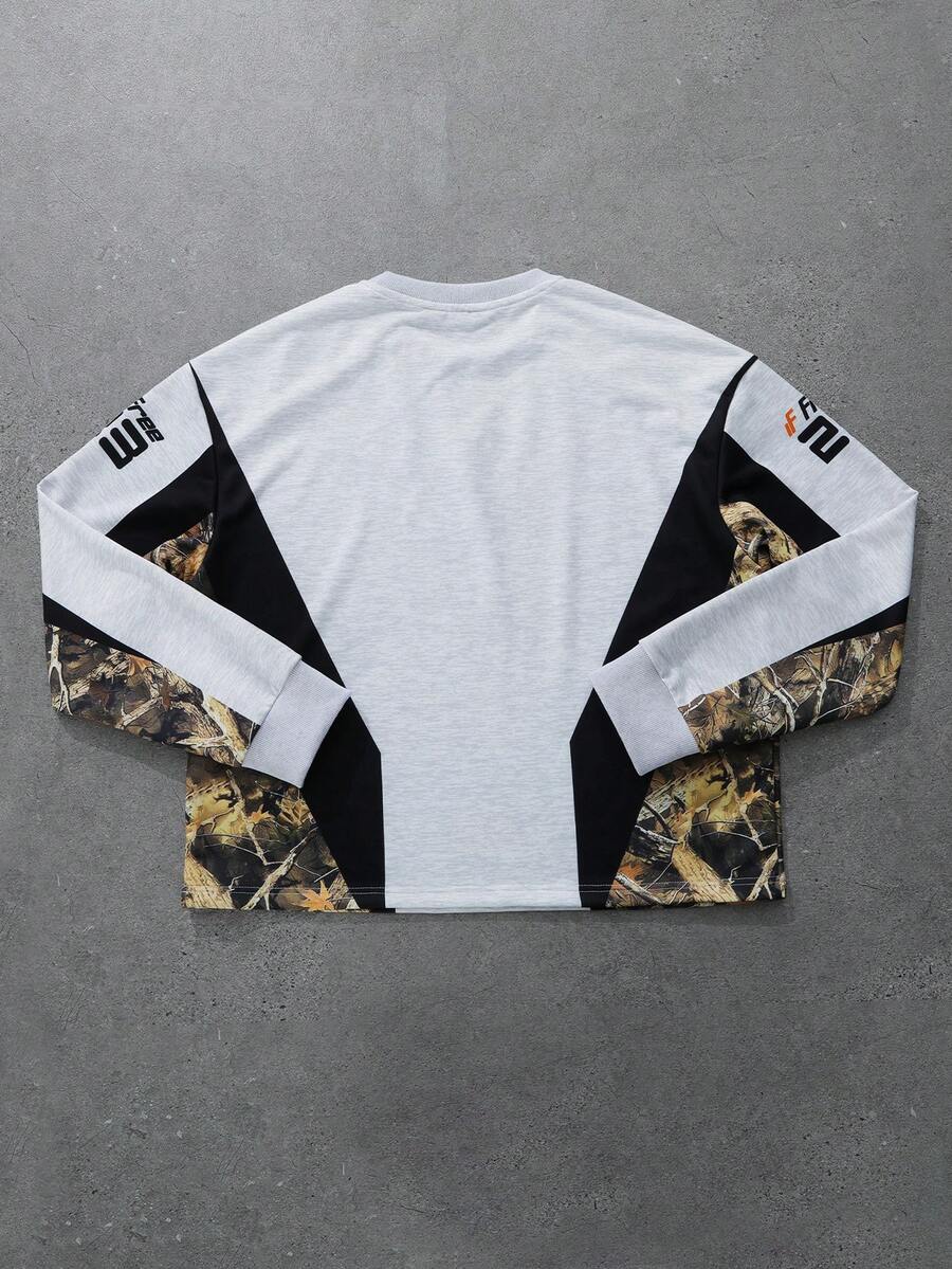 Moletom Pavtros Camuflado Colorblock