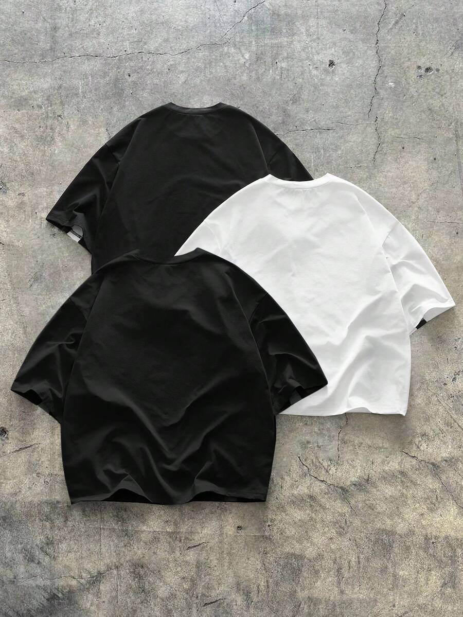 Kit Pavtros Color Block 3 Camisetas