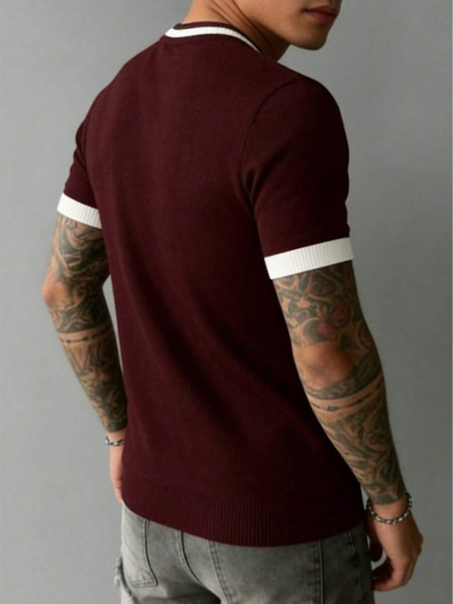 Camiseta Pavtros Listrada Minimalista