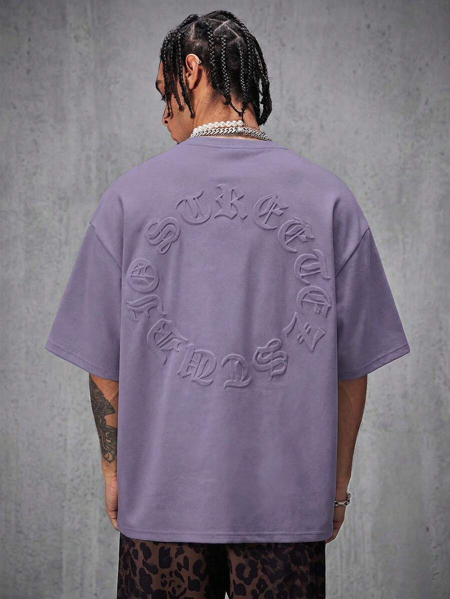 Camiseta Pavtros Solta Ombros Caídos