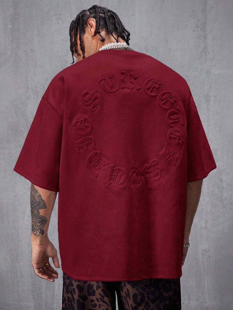 Camiseta Pavtros Solta Ombros Caídos