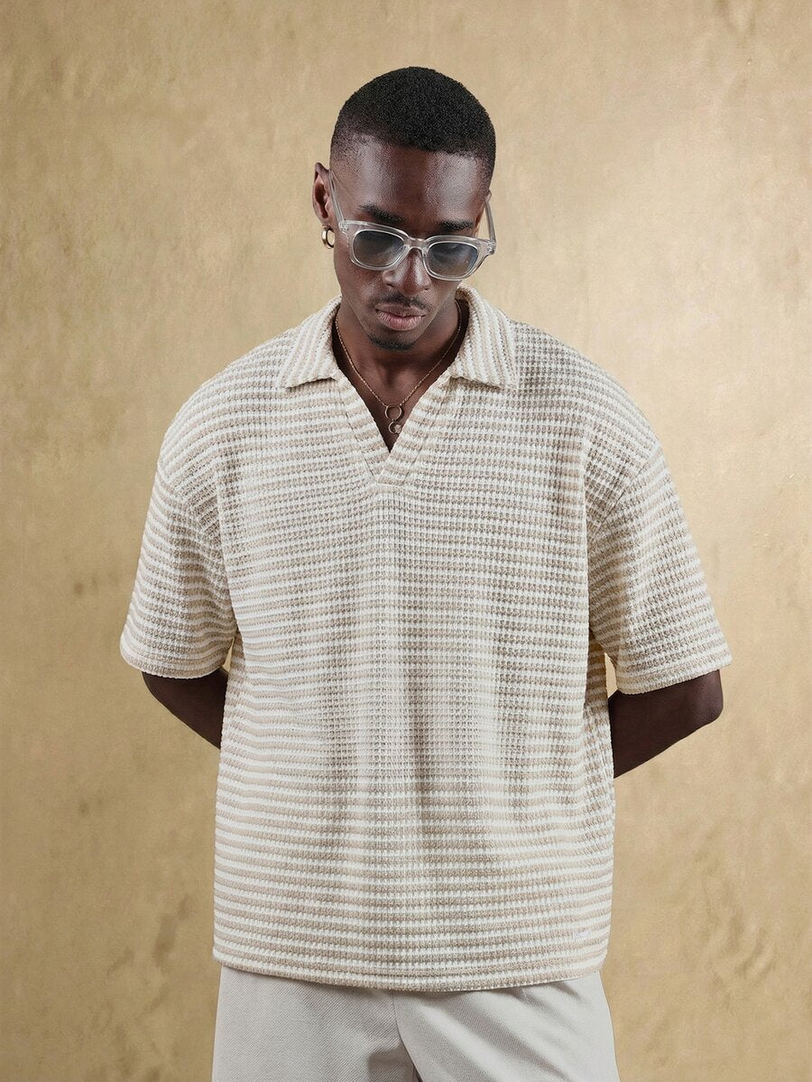 Camisa Polo Pavtros Studios Waffle Knit Polo — Foto 45