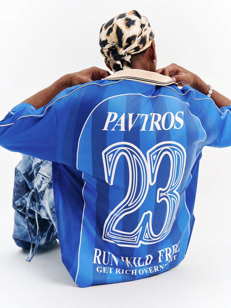 Camisa Polo Pavtros Studios Wild Free Jersey — Foto 6
