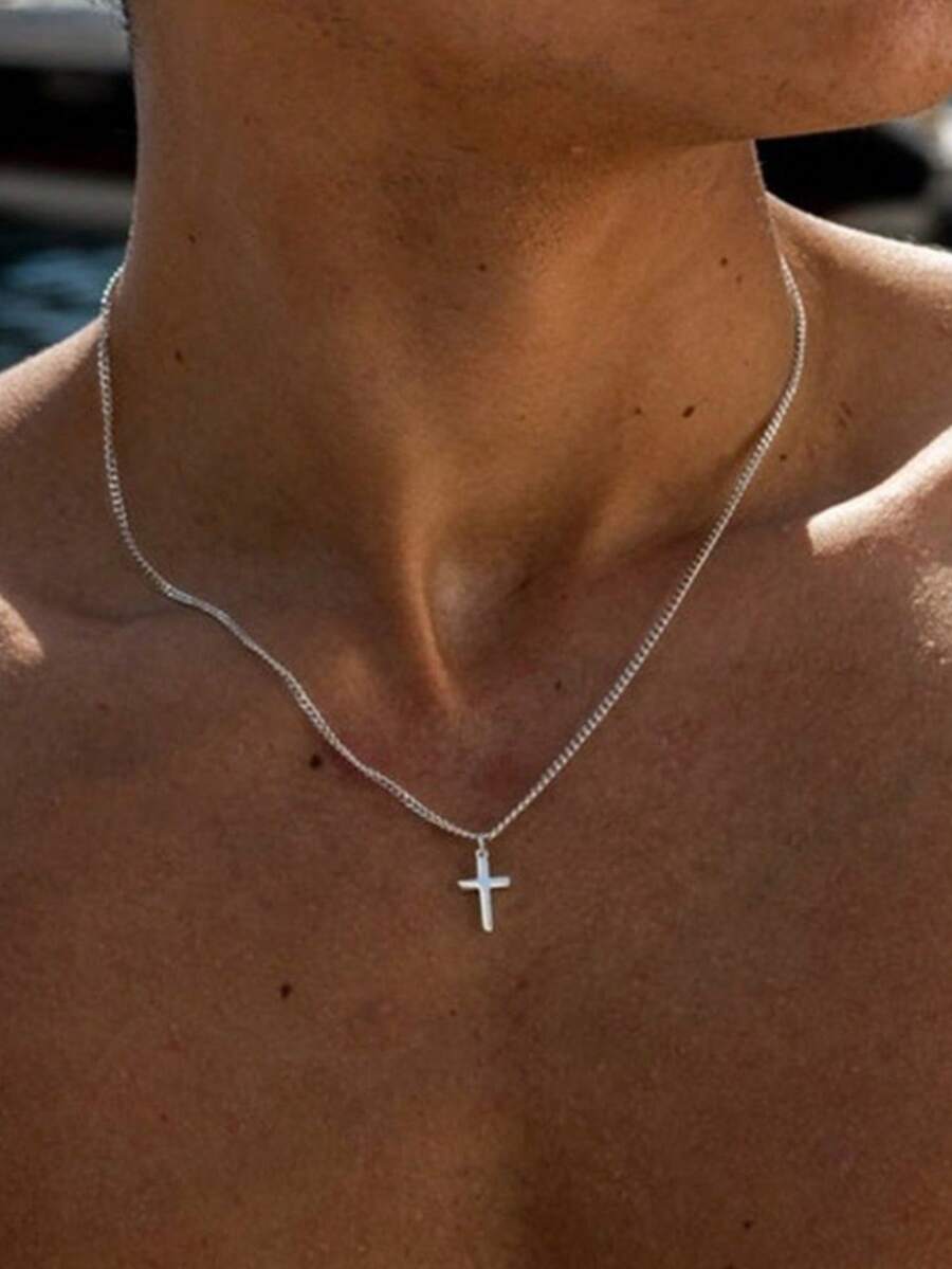 Colar Silver Cross