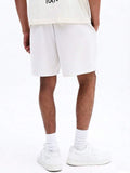 SUMWON Shorts Esportivos Essenciais de Entreperna Caída, Caimento Solto, Confortáveis, Shorts de Moletom Casuais, Roupas Esportivas, Desempenho, Básico, Valor, Verão Diário