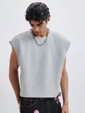 PAVTROS Regata Masculina de Verão Casual Fashion Street para Férias e Uso Diário, Estampa de Morango e Letras, Modelagem Solta, Holiday