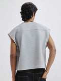 PAVTROS Regata Masculina de Verão Casual Fashion Street para Férias e Uso Diário, Estampa de Morango e Letras, Modelagem Solta, Holiday