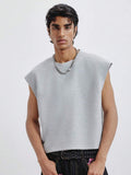 PAVTROS Regata Masculina de Verão Casual Fashion Street para Férias e Uso Diário, Estampa de Morango e Letras, Modelagem Solta, Holiday
