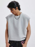 PAVTROS Regata Masculina de Verão Casual Fashion Street para Férias e Uso Diário, Estampa de Morango e Letras, Modelagem Solta, Holiday