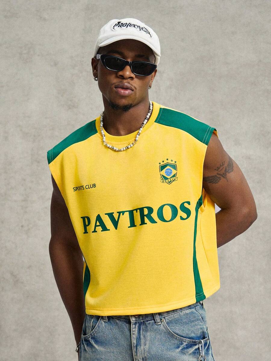 Regata Pavtros Studios Brasil Retro Panel Vest — Foto 1