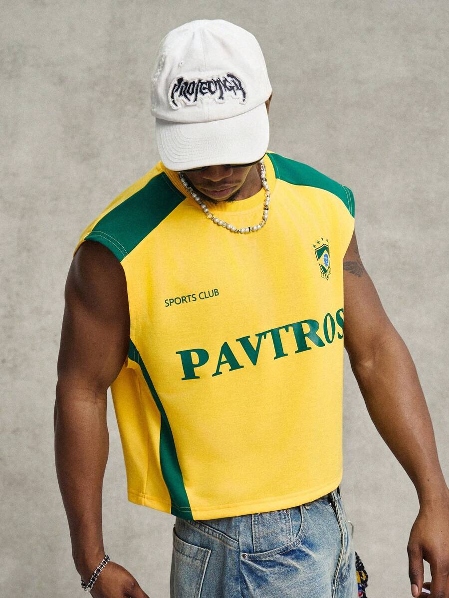 Regata Pavtros Studios Brasil Retro Panel Vest — Foto 4