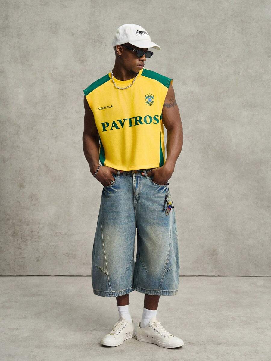 Regata Pavtros Studios Brasil Retro Panel Vest — Foto 5