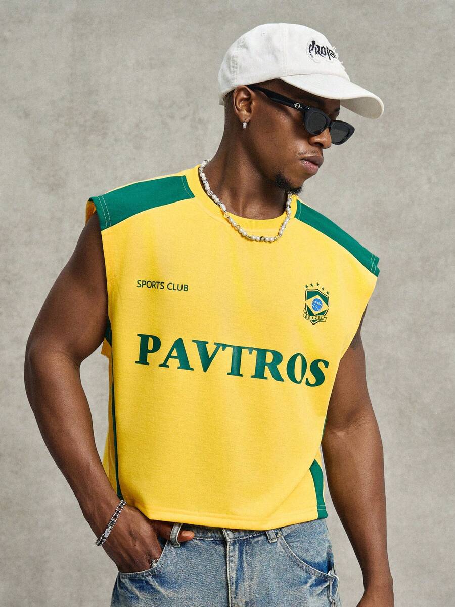 Regata Pavtros Studios Brasil Retro Panel Vest — Foto 6