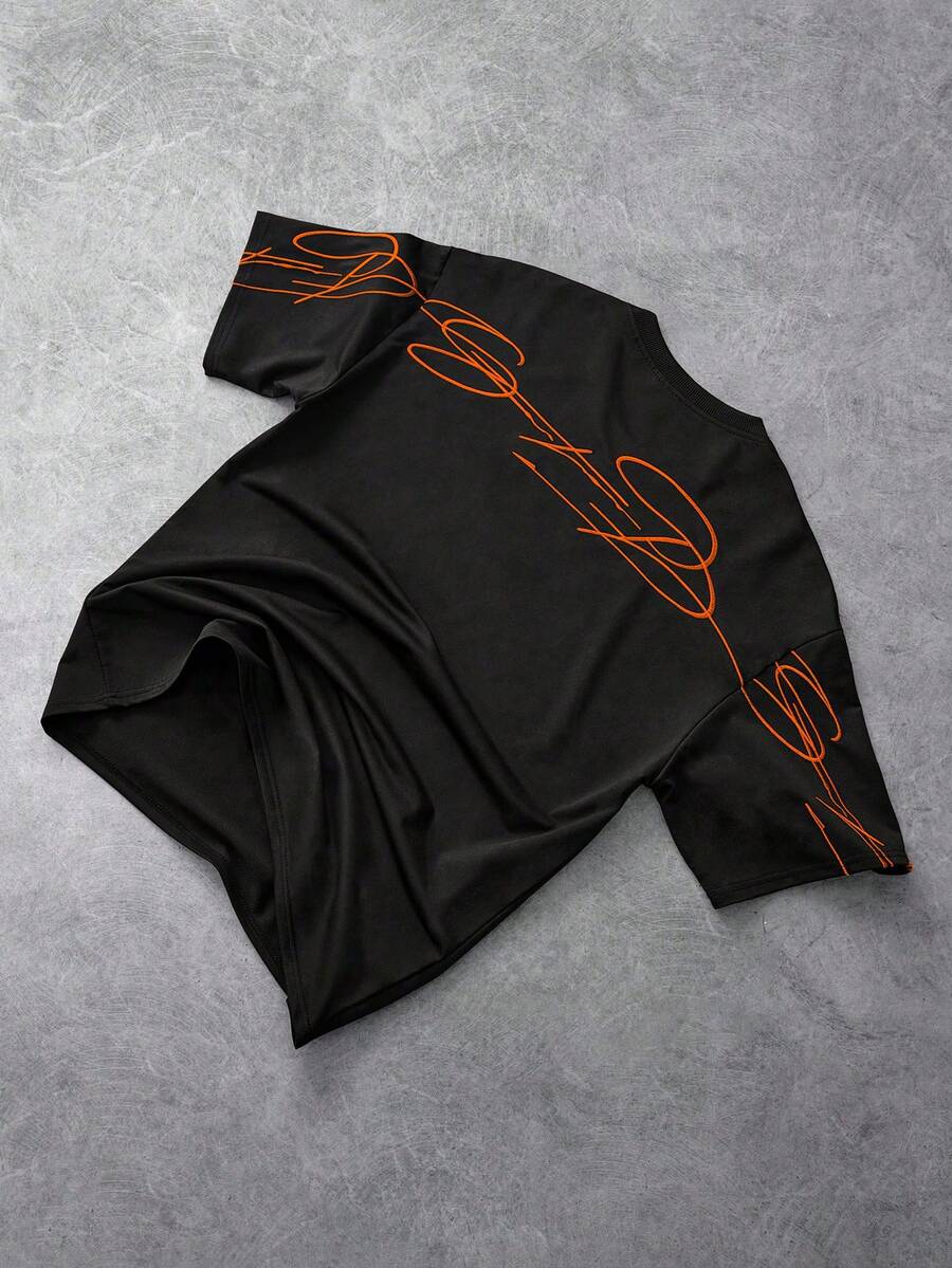 Camiseta Pavtros Estampa Cruzada