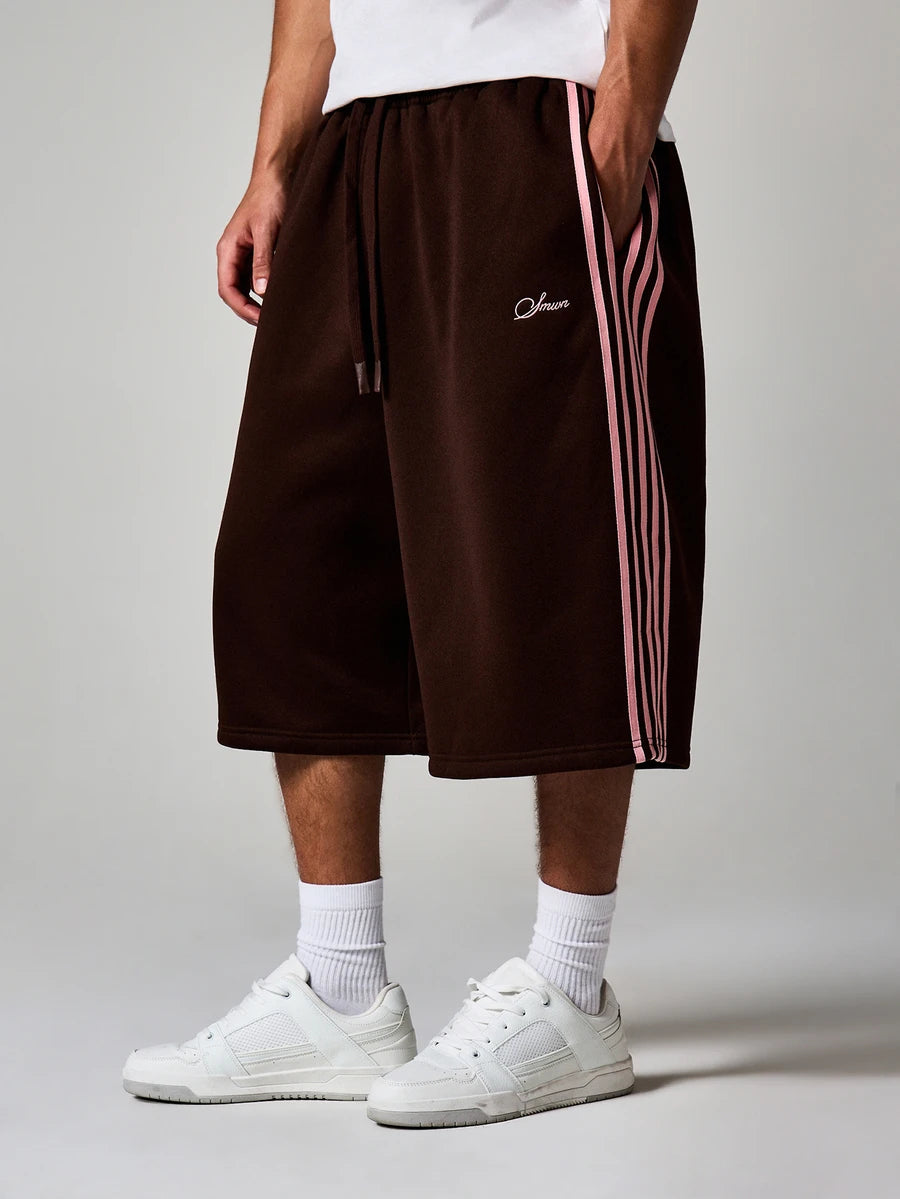 Shorts Pavtros Studios Block Stripe Oversized Jorts