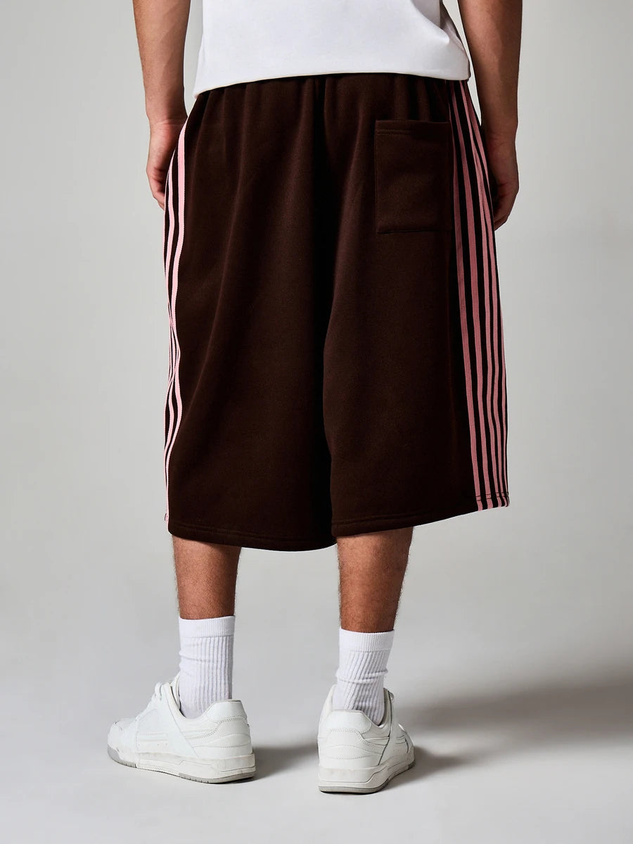 Shorts Pavtros Studios Block Stripe Oversized Jorts