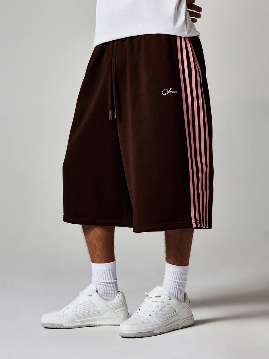Shorts Pavtros Studios Block Stripe Oversized Jorts