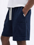SUMWON Shorts Esportivos Essenciais de Entreperna Caída, Caimento Solto, Confortáveis, Shorts de Moletom Casuais, Roupas Esportivas, Desempenho, Básico, Valor, Verão Diário