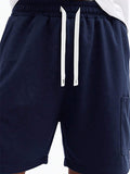 SUMWON Shorts Esportivos Essenciais de Entreperna Caída, Caimento Solto, Confortáveis, Shorts de Moletom Casuais, Roupas Esportivas, Desempenho, Básico, Valor, Verão Diário