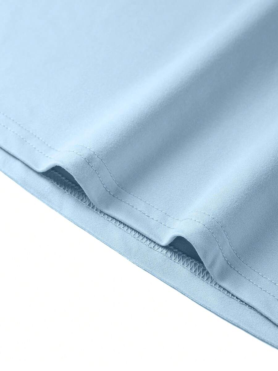 Camiseta De Marca Masculina Gola Minimal na cor Preto (foto 33)