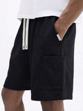SUMWON Shorts Esportivos Essenciais de Entreperna Caída, Caimento Solto, Confortáveis, Shorts de Moletom Casuais, Roupas Esportivas, Desempenho, Básico, Valor, Verão Diário