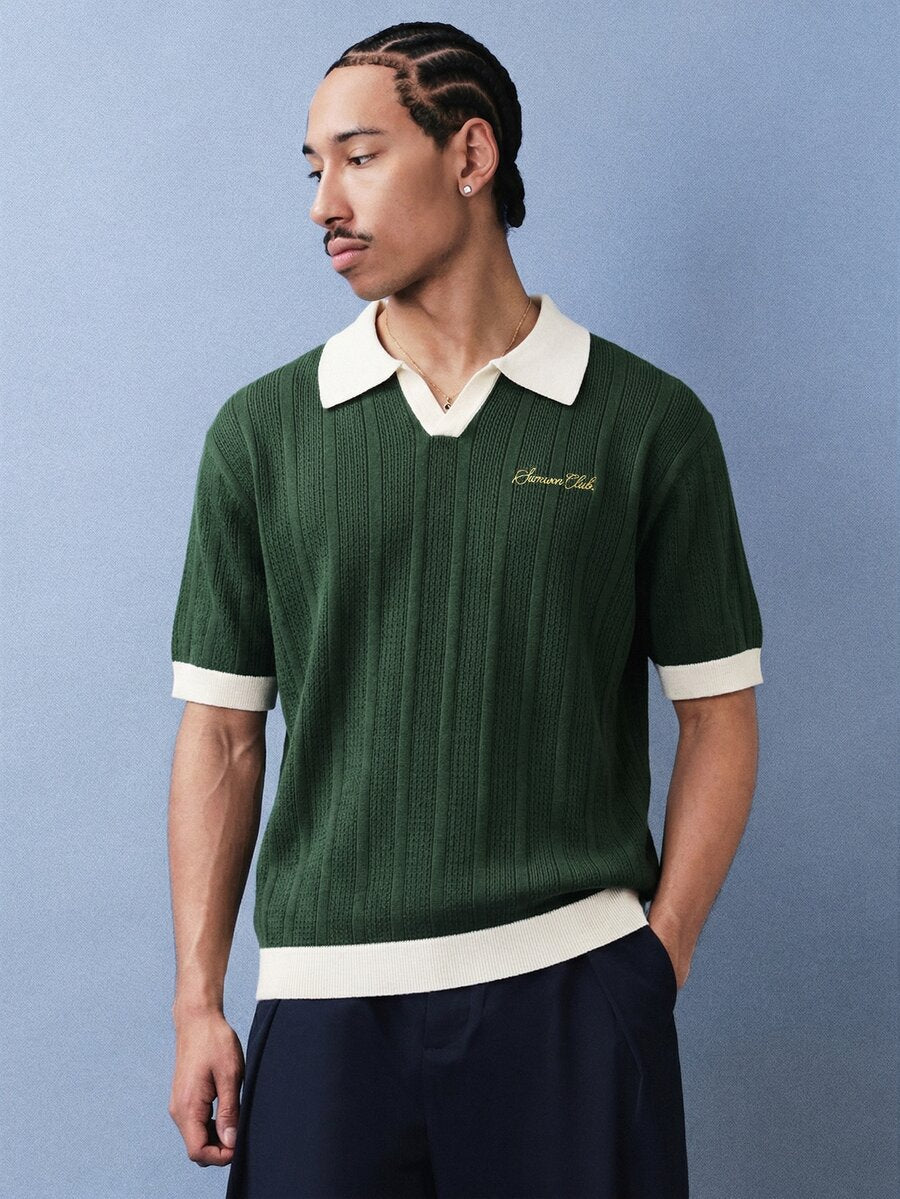 Camisa Polo Pavtros Studios Club Knit Polo