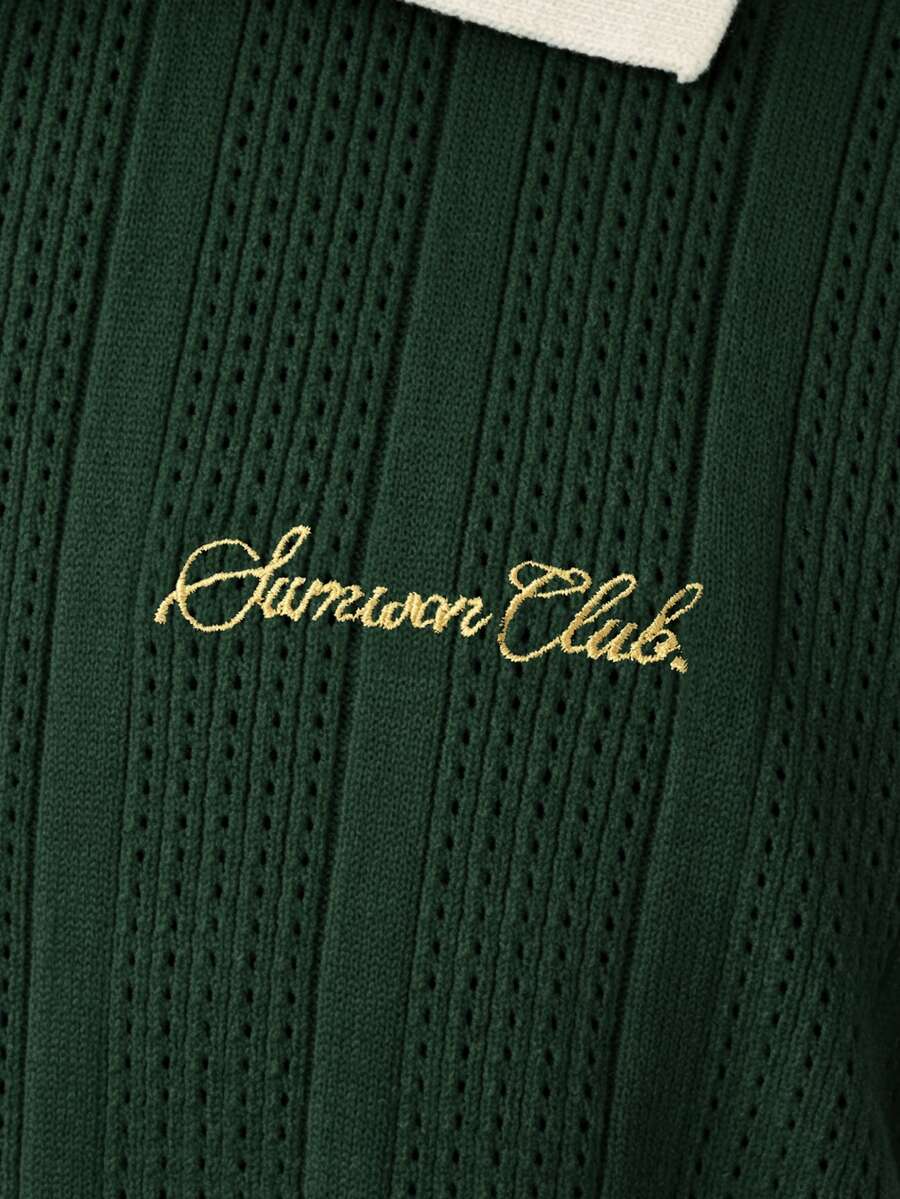 Camisa Polo Pavtros Studios Club Knit Polo
